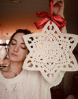 Macramé Christmas Star, PDF pattern & tutorial