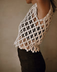 The LINEA knot top, macramé PDF pattern and tutorial