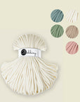 8 mm braided cord, recycled cotton
