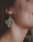 Phoenix Earrings, PDF pattern