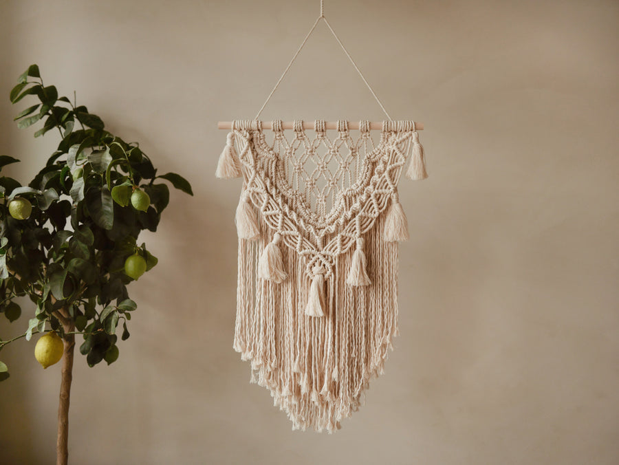 DIY kit, Macramé wall hanging (SWEDISH)