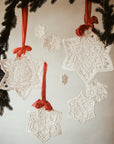 Macramé Christmas Star, PDF pattern & tutorial