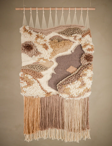 Woven tapestry, "Do you see me?"