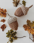 DIY kit, crocheted acorns (Swedish)