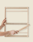 Frame loom for weaving, Medium