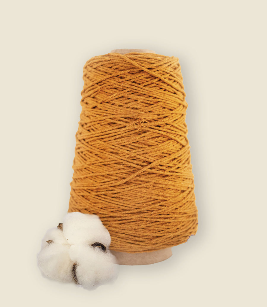 1.5 mm warp thread, recycled cotton 250 g