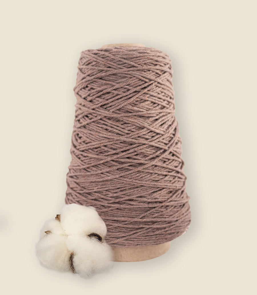 1.5 mm warp thread, recycled cotton 250 g