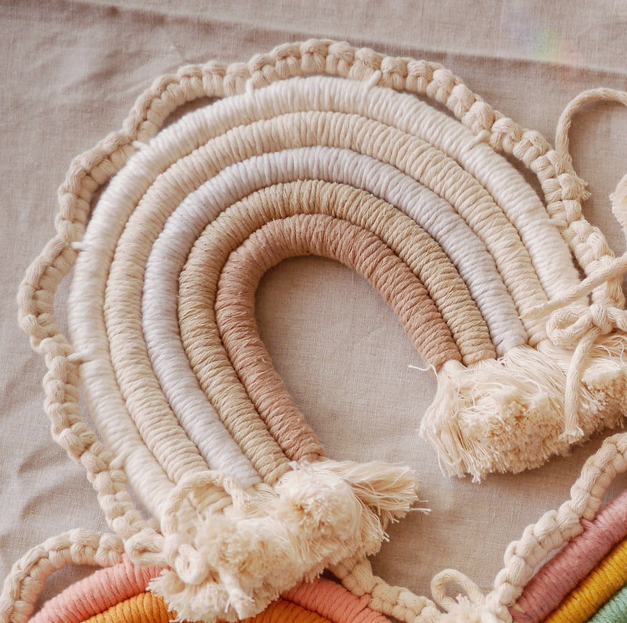 DIY kit, Macramé Rainbow (SWEDISH)