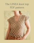 The LINEA knot top, macramé PDF pattern and tutorial
