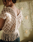 The LINEA knot top, macramé PDF pattern and tutorial