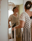 The LINEA knot top, macramé PDF pattern and tutorial