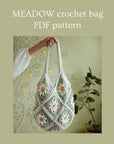 'Meadow' Crochet Bag PDF-mönster och video (engelska)