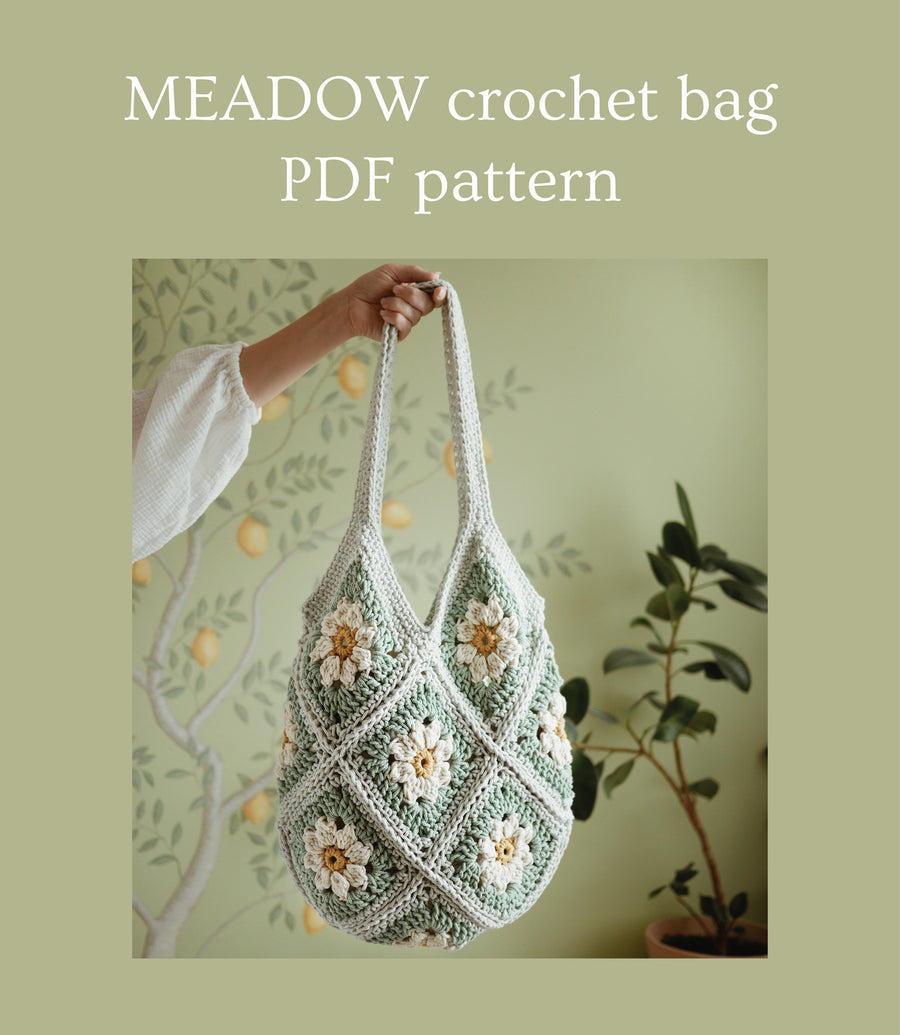 Meadow Crochet Bag pattern and tutorial