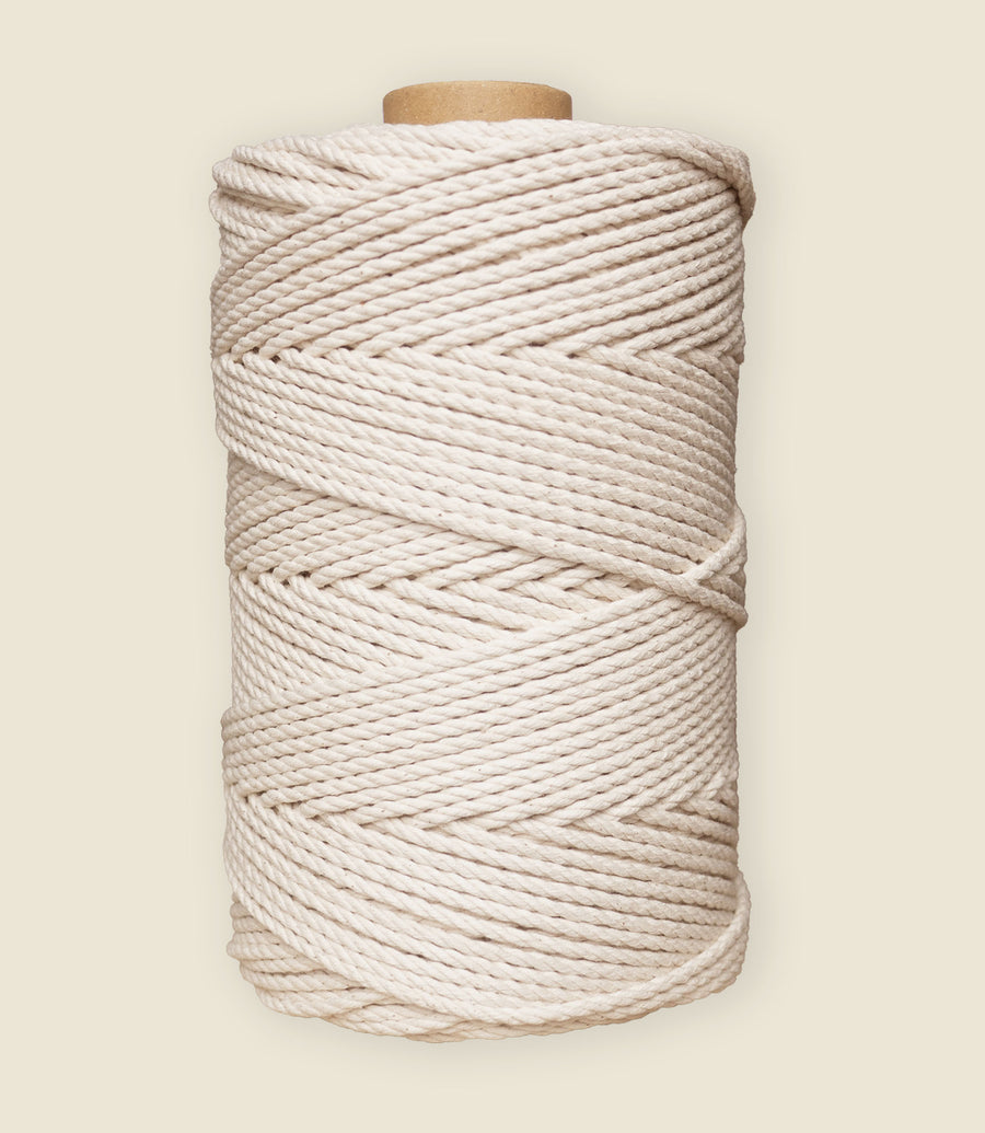 4 mm naturligt bomullsrep 500 g