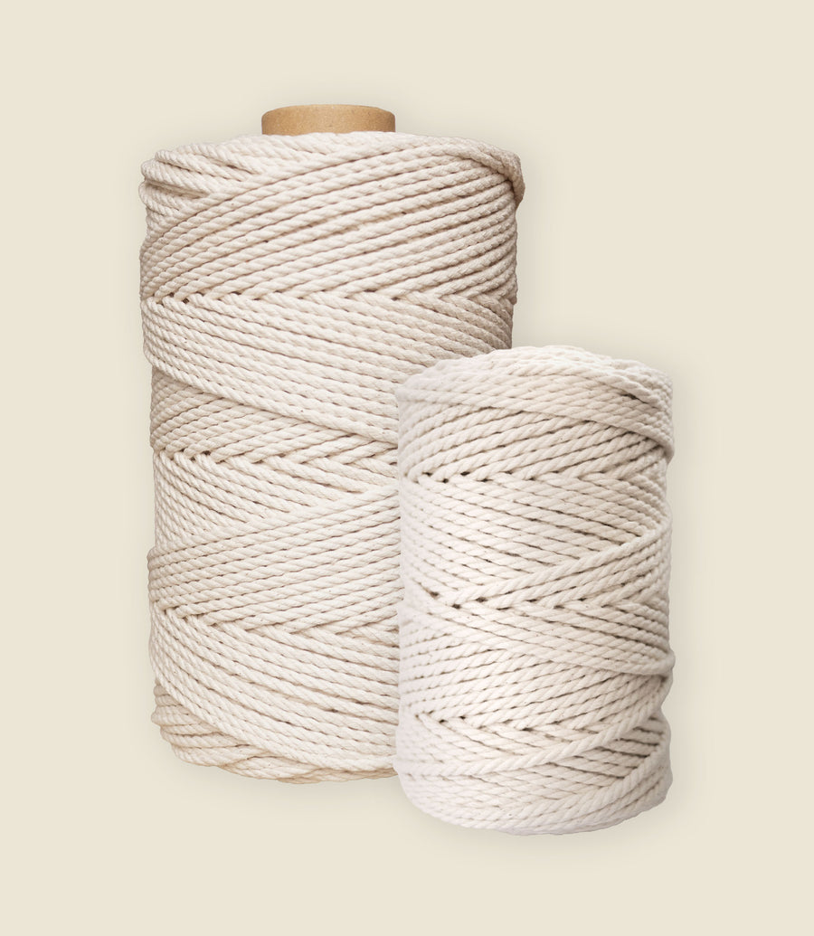 4 mm naturligt bomullsrep 500 g