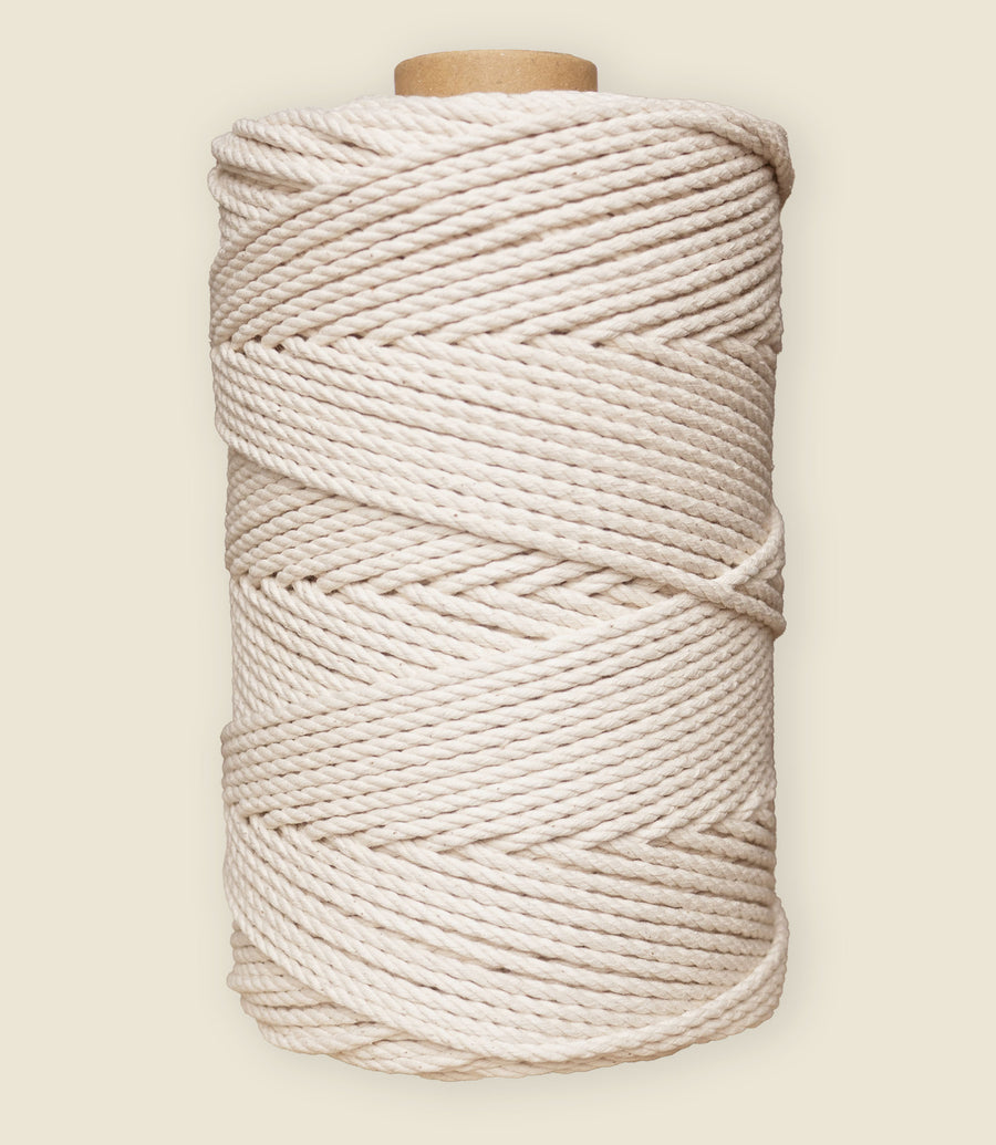 4 mm naturligt bomullsrep 500 g