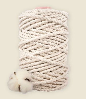6 mm Natural cotton rope 1 kg