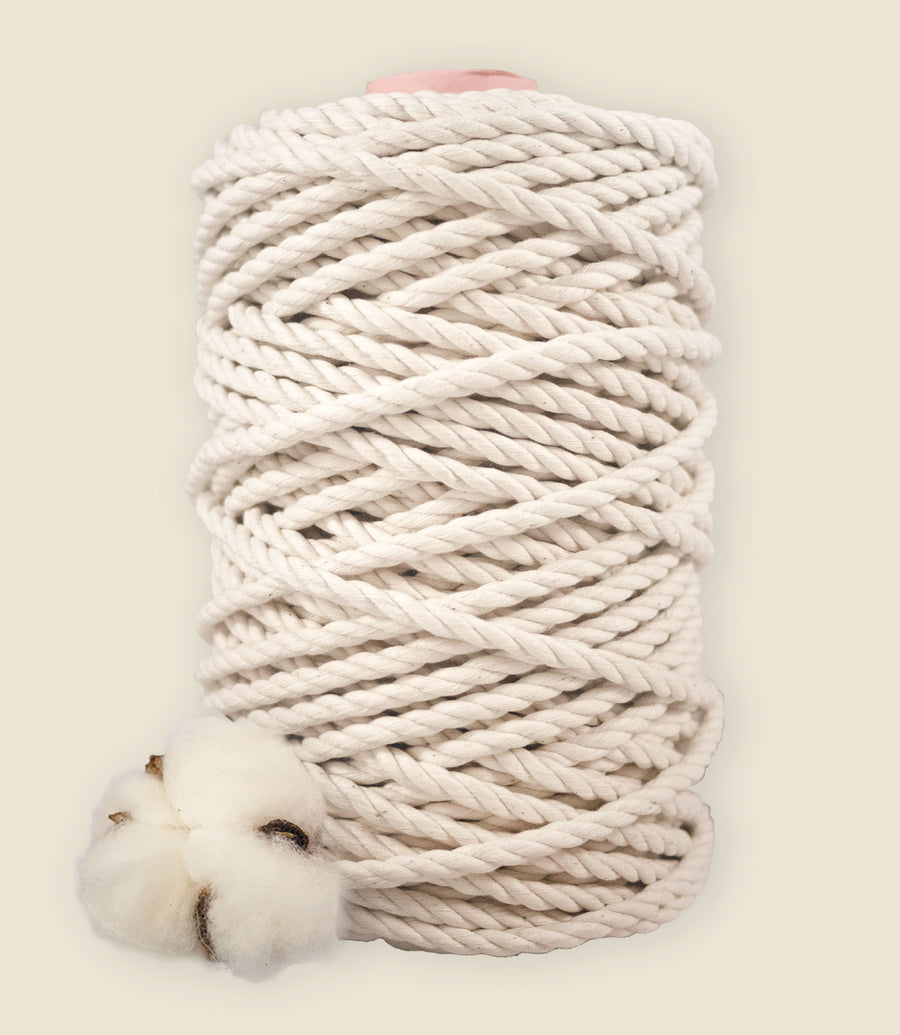 6 mm Natural cotton rope 1 kg