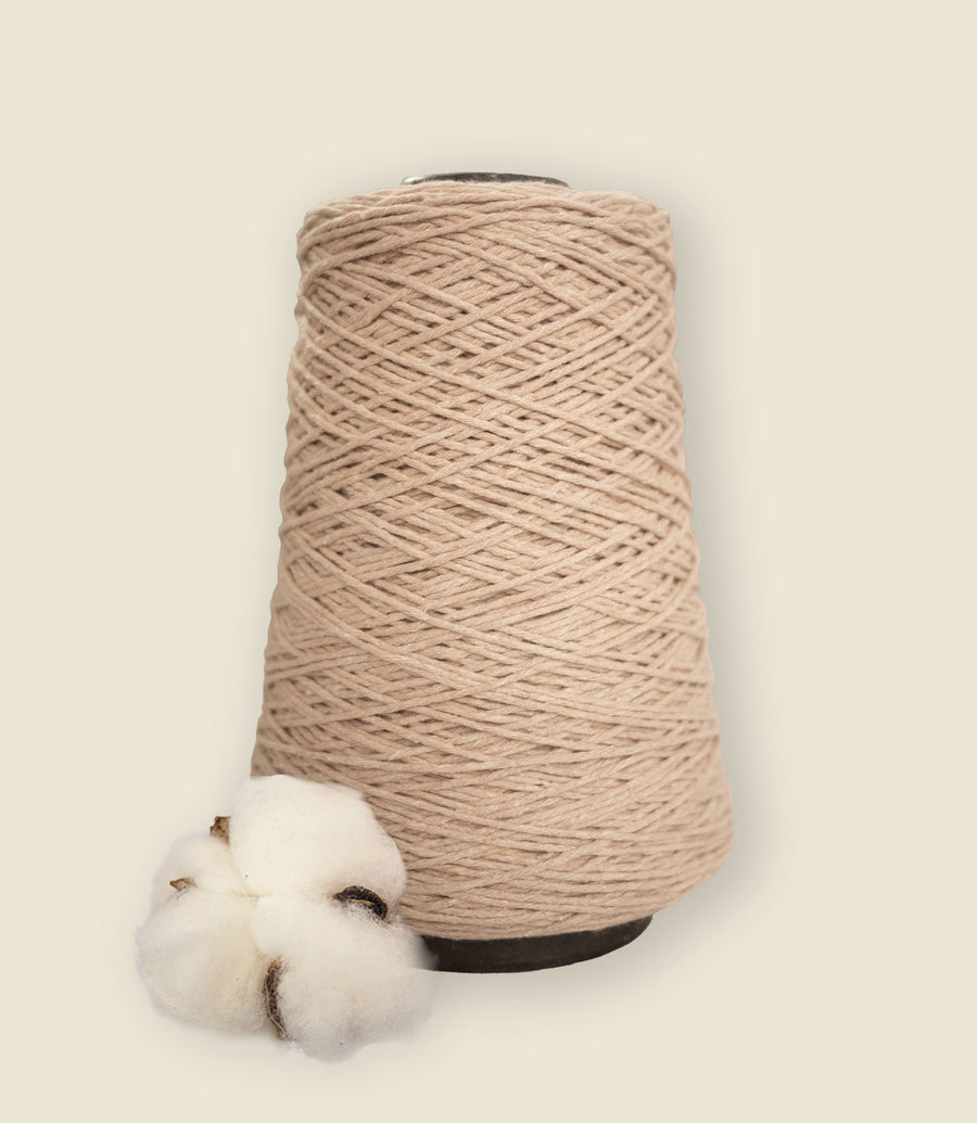 1.5 mm warp thread, recycled cotton 250 g