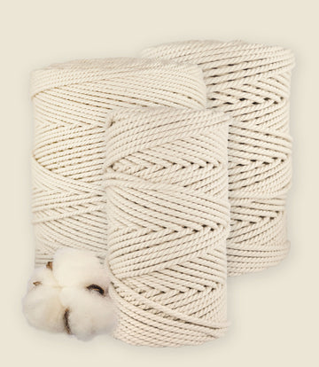 3-ply rope, organic cotton