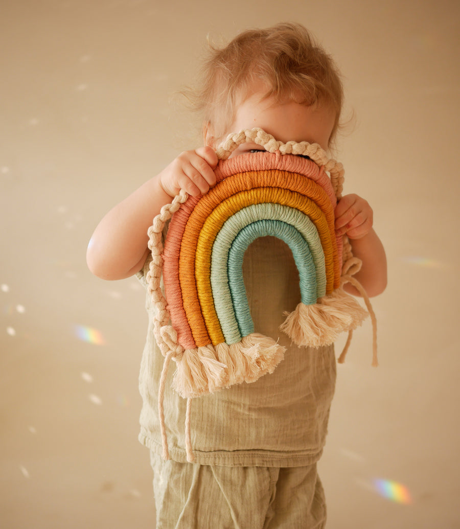 DIY kit, Macramé Rainbow (SWEDISH)