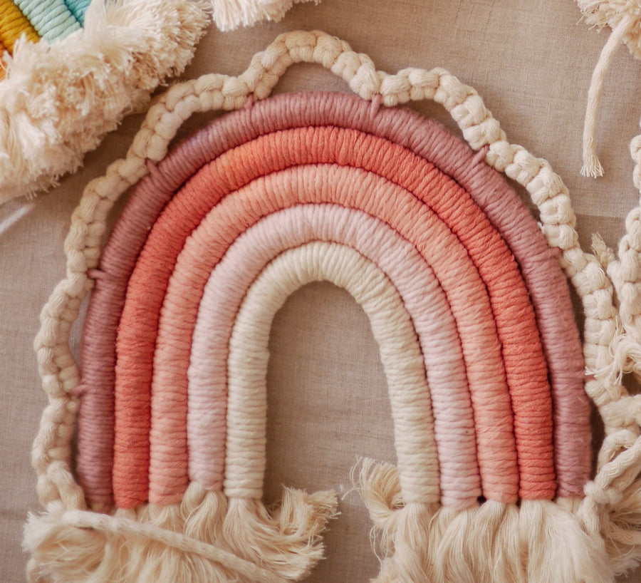 DIY kit, Macramé Rainbow (SWEDISH)