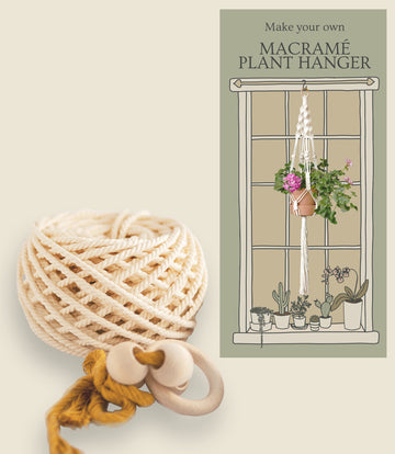 DIY kit, Macramé plant hanger