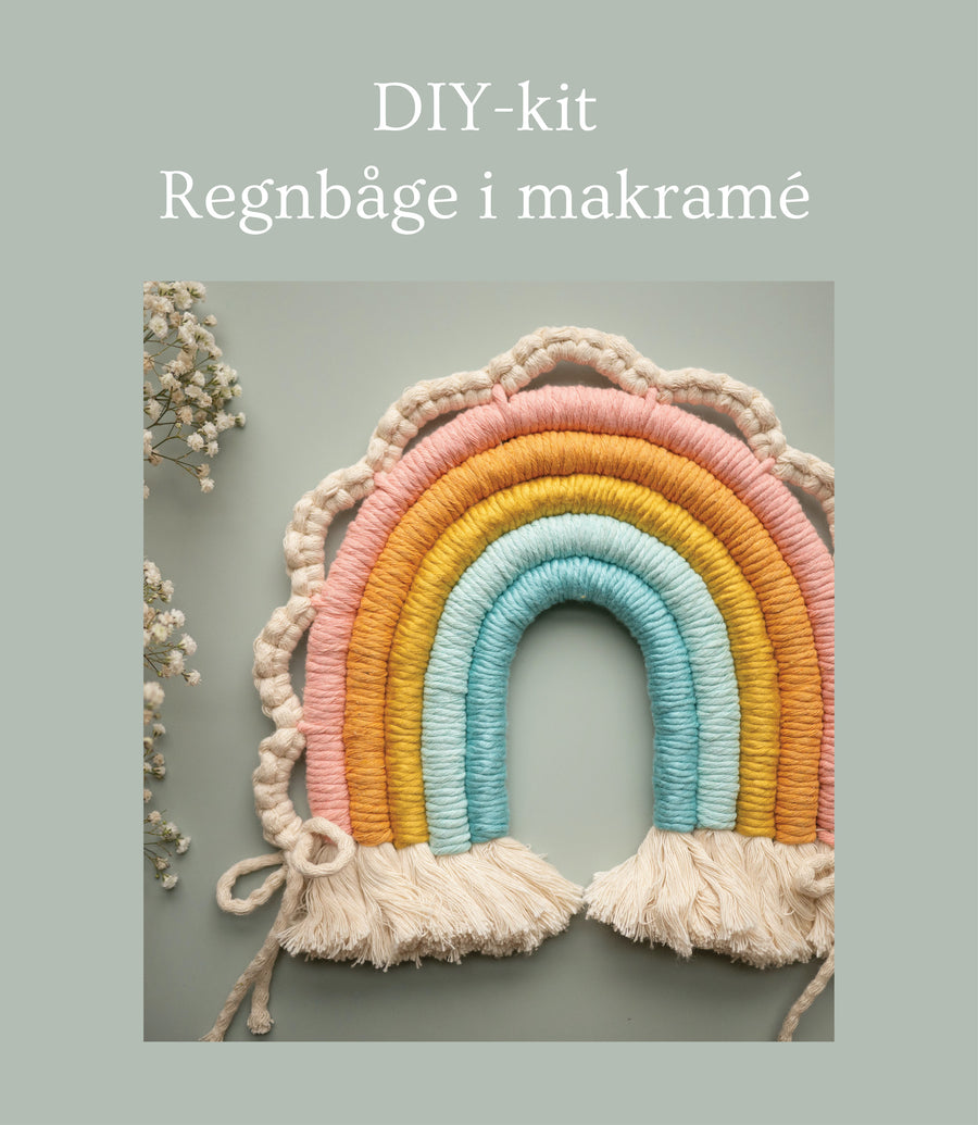 DIY-kit, Regnbåge i makramé