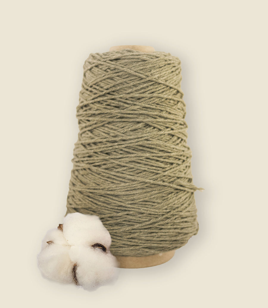 1.5 mm warp thread, recycled cotton 250 g