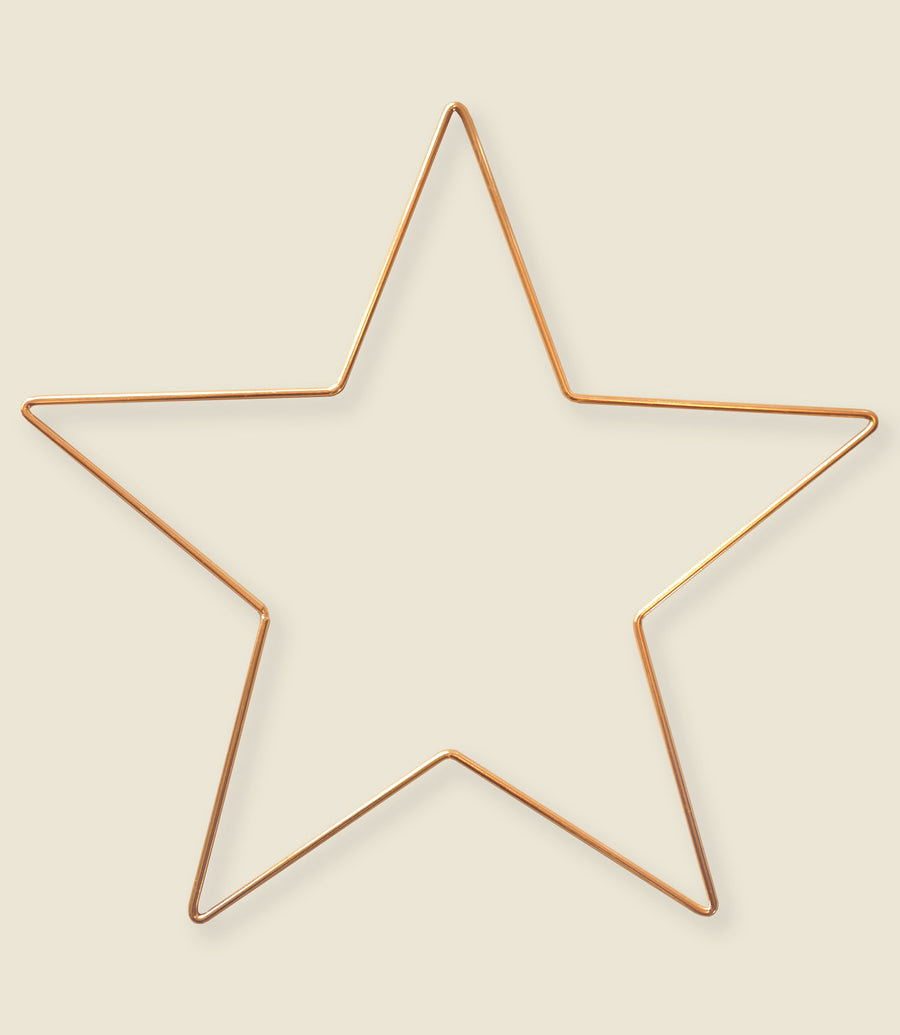 Metallram, stjärna 30 cm