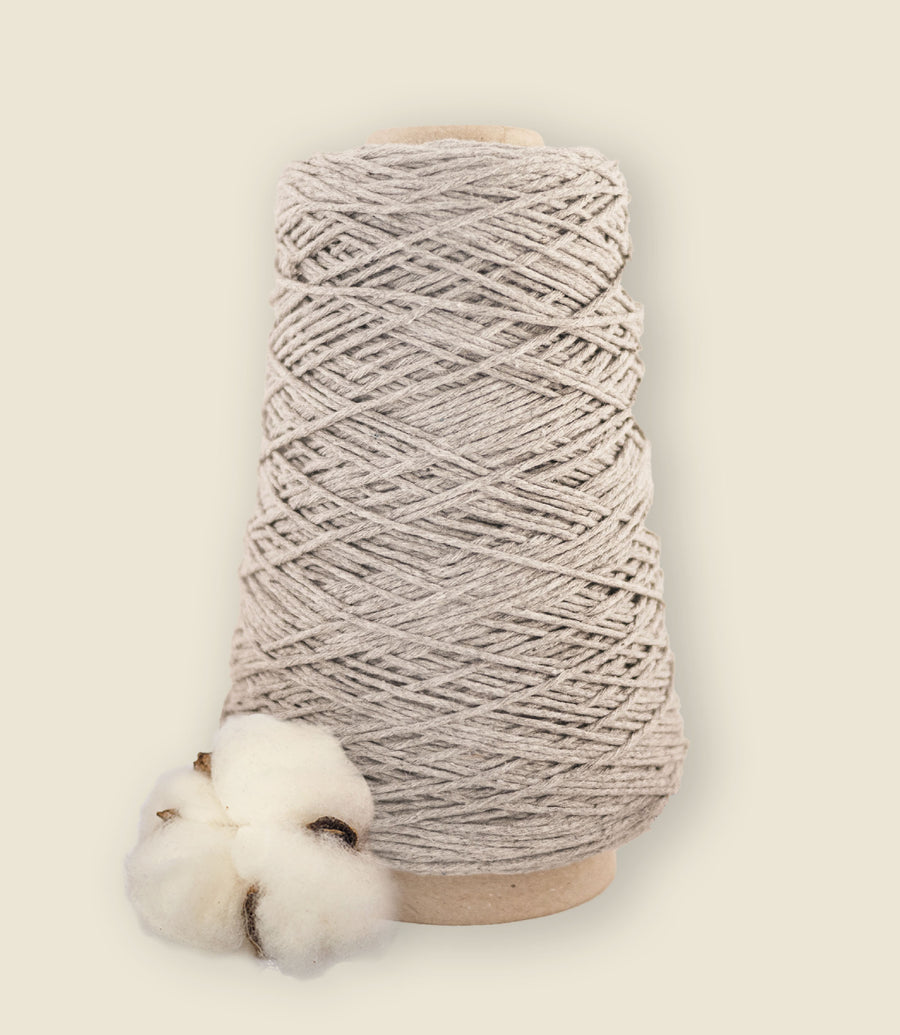 1.5 mm warp thread, recycled cotton 250 g