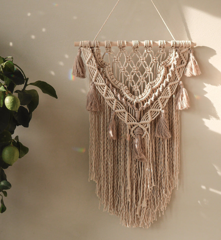 DIY kit, Macramé wall hanging (SWEDISH)