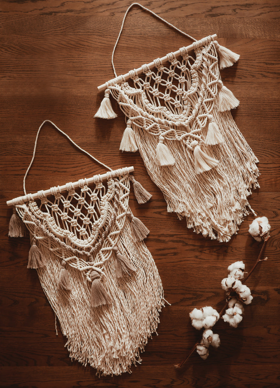 DIY kit, Macramé wall hanging (SWEDISH)