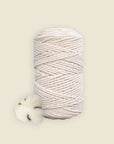 "Vanilla" single strand string, natural cotton