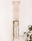 Macramé plant hanger, "Hello Sunshine"