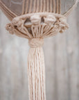 Macramé plant hanger, "Royals" #1