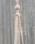 Macramé plant hanger, "Royals" #4