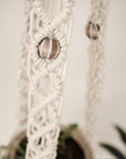 Macramé plant hanger, "Meadow"