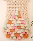 Macramé wall hanging, "Betty Confetti"