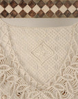 Macramé wallhanging, "Earthling"