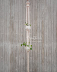 Macramé plant hanger, "Royals" #1