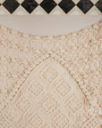 Macramé wallhanging, "Snowflakes"