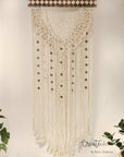 Macramé wallhanging, "Earthling"