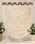 Macramé wallhanging, "Mountain Vines"