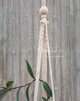 Macramé plant hanger, "Royals" #4