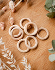 Wooden rings, small