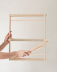 Frame loom for weaving, Medium