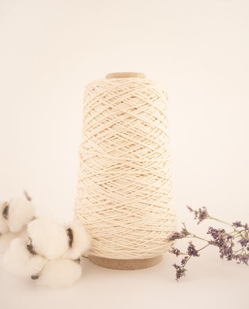 1.5 mm warp thread, natural cotton, 250 g
