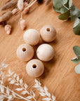 Wooden beads, large